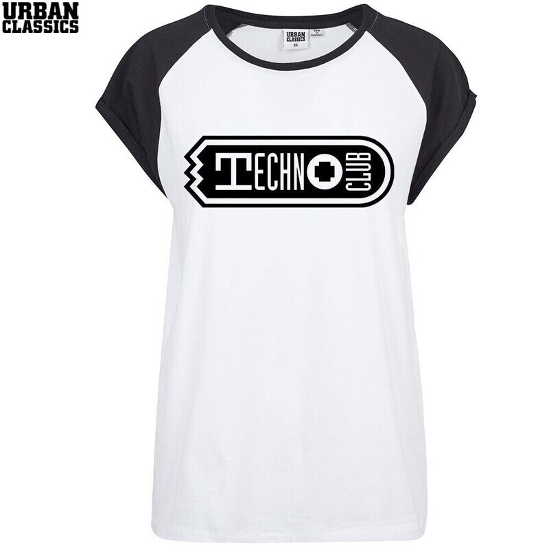 Technoclub Contrast T-Shirt by Urban Classics (Women) Technoclub Contrast T-Shirt by Urban Classics (Women)