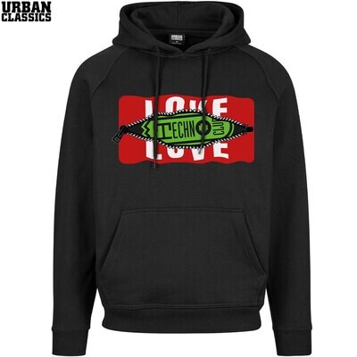 Behind the Zip: Love/Technolclub Essential-Hoodie by Urban Classics (Unisex)