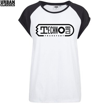Technoclub Frankfurt Contrast T-Shirt by Urban Classics (Women)