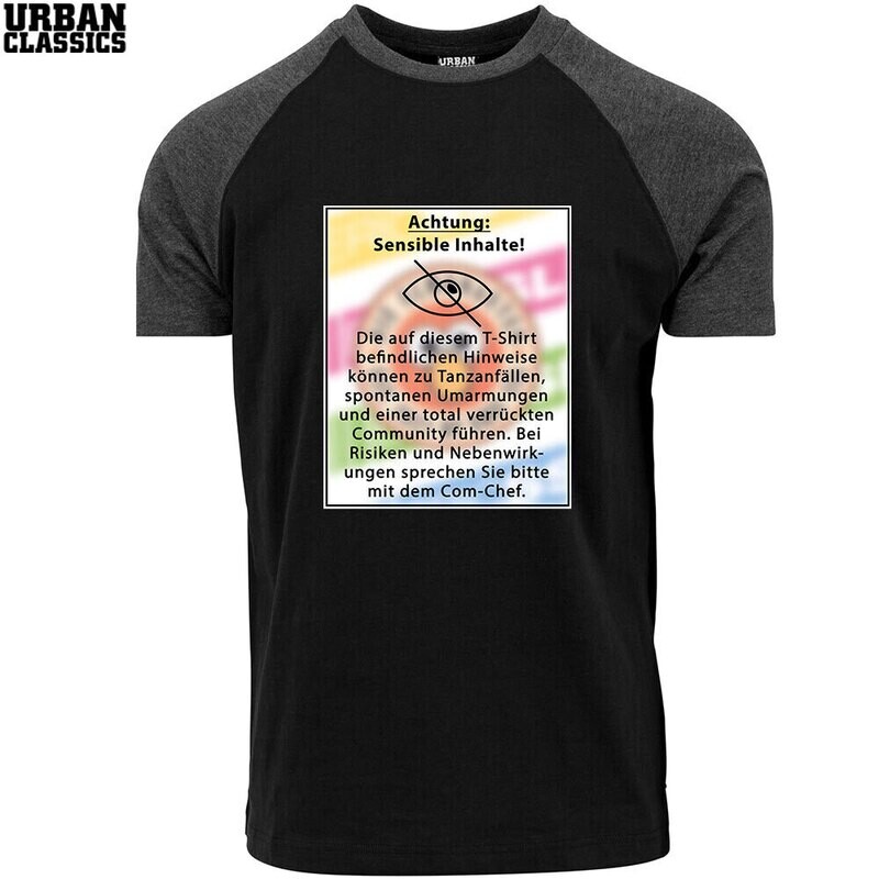Eric SSL "Sensible Inhalte" Contrast T-Shirt by Urban Classics (Men)