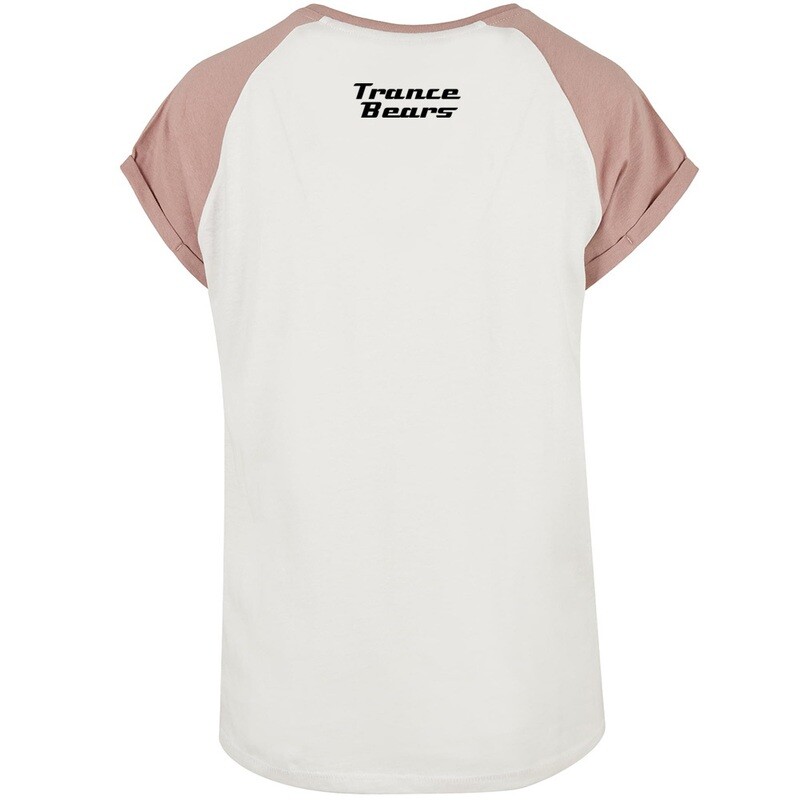 Trance Bears Contrast T-Shirt by Urban Classics (Women)