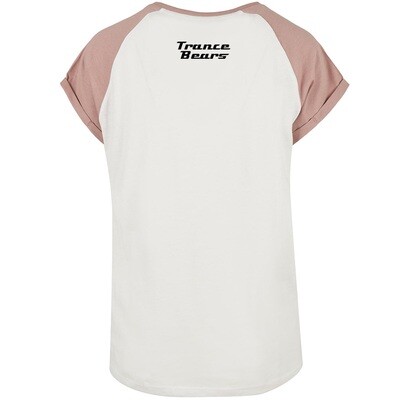 Trance Bears Contrast T-Shirt by Urban Classics (Women)