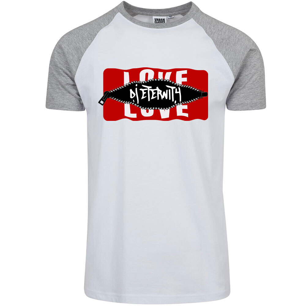 "Behind the Zip: DJ Eternity" Contrast T-Shirt by Urban Classics (Men)