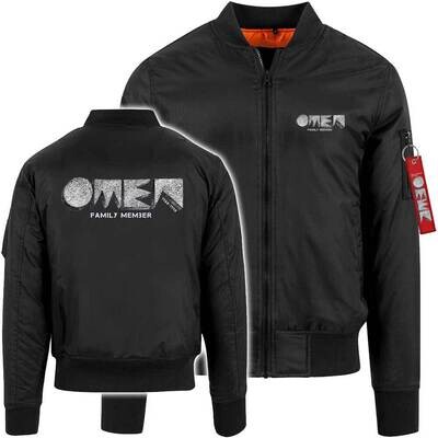 OMEN Frankfurt Premium-Pilotenjacke (Black / Unisex) / Design: Original Logo