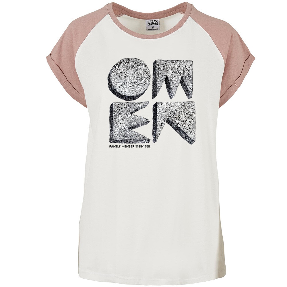OMEN Frankfurt Contrast T-Shirt by Urban Classics (Damen) / Design: Quadrat Logo