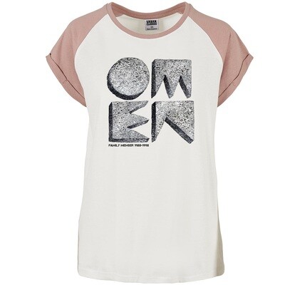 OMEN Frankfurt Contrast T-Shirt by Urban Classics (Damen) / Design: Quadrat Logo