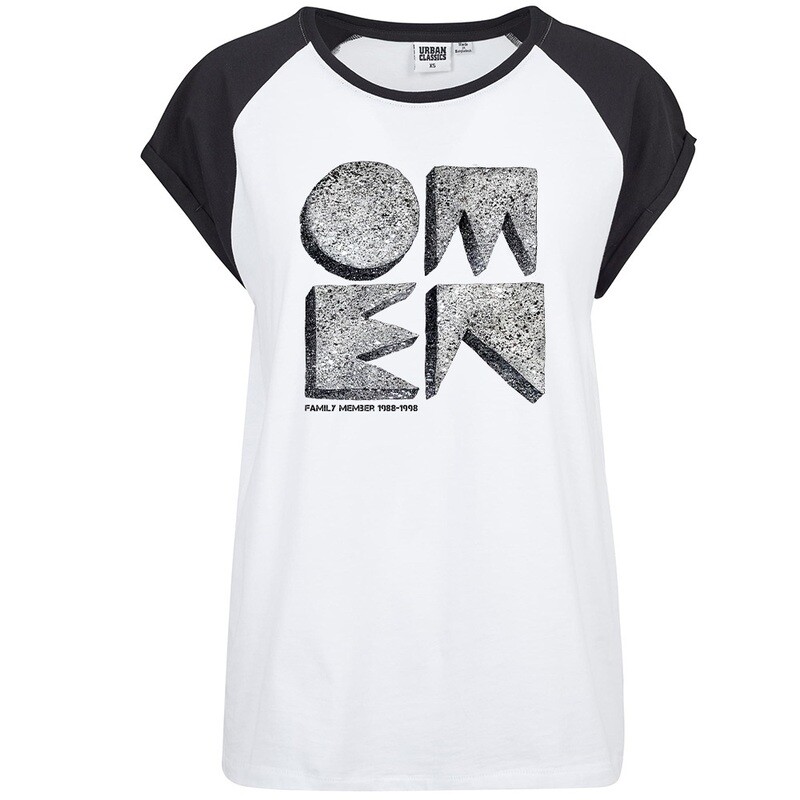 OMEN Frankfurt Contrast T-Shirt by Urban Classics (Damen) / Design: Quadrat Logo