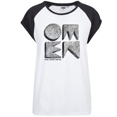 OMEN Frankfurt Contrast T-Shirt by Urban Classics (Damen) / Design: Quadrat Logo