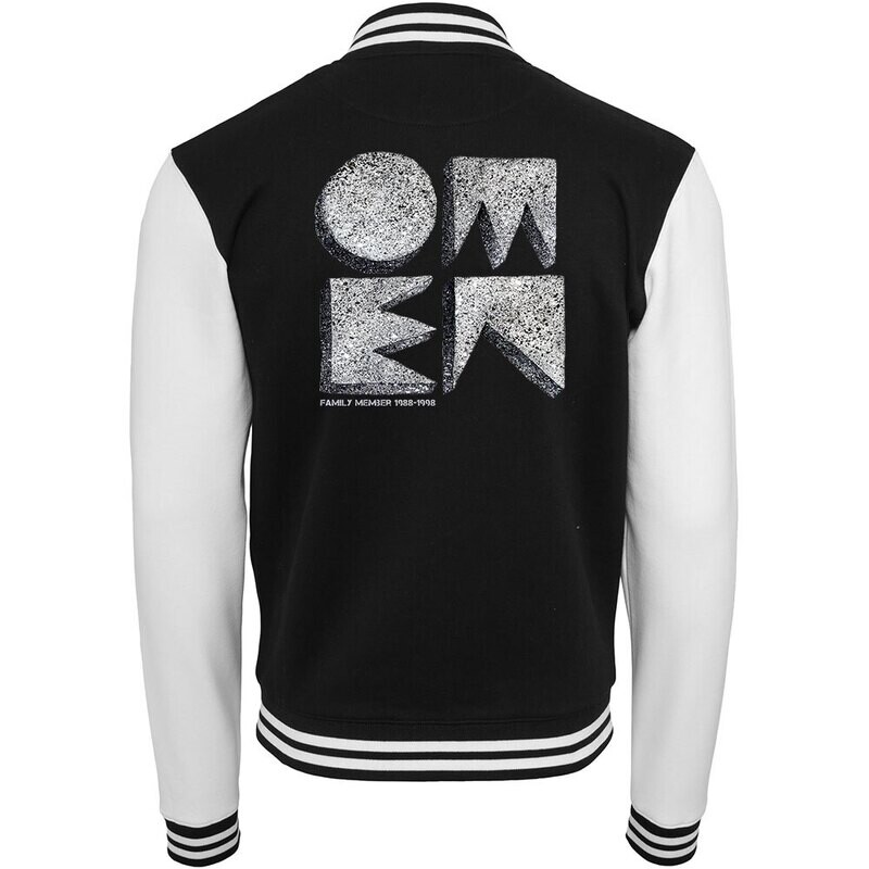 OMEN Frankfurt Sweat-College-Jacket (Unisex) / Design: vorne Original Logo, hinten Quadrat Logo