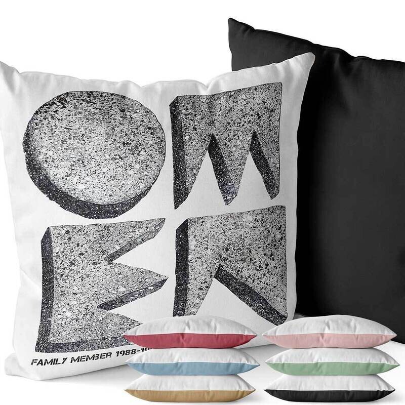 OMEN Frankfurt Two-Tone Kissen / Design: Quadrat Logo OMEN Frankfurt Two-Tone Kissen / Design: Quadrat Logo