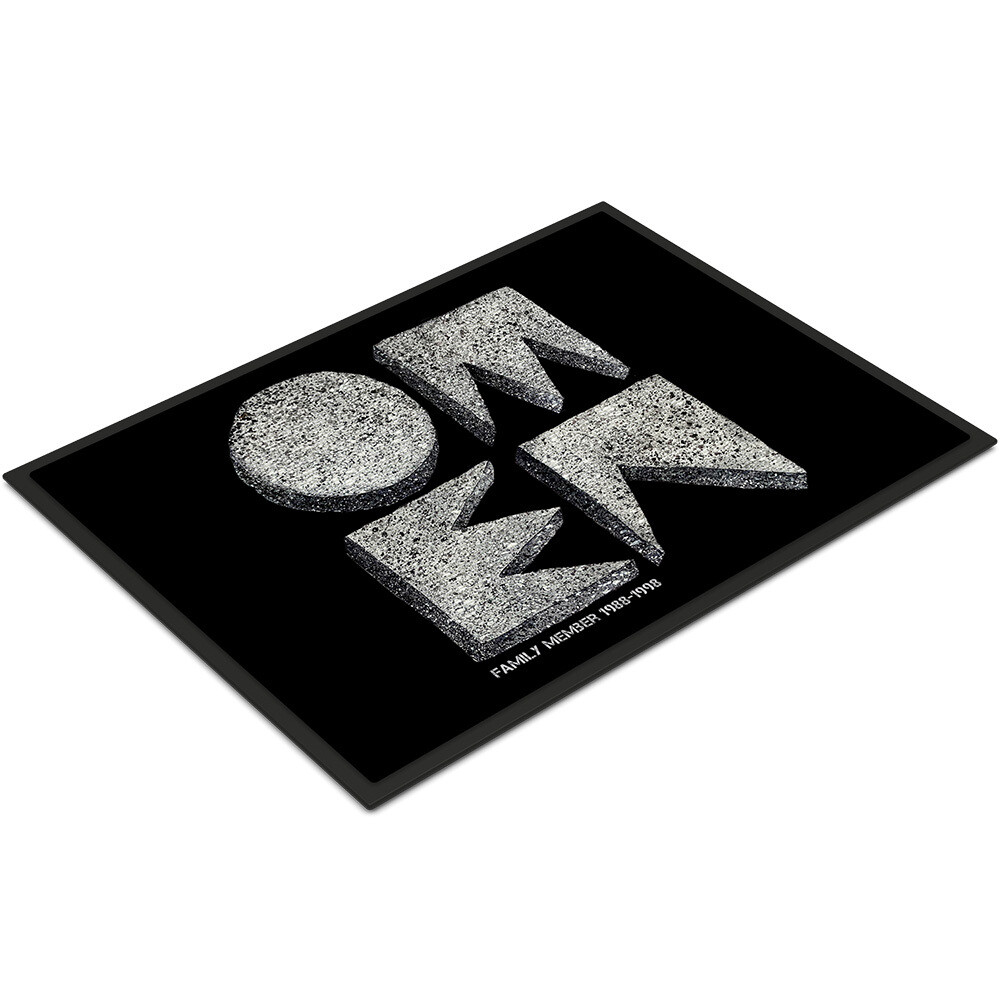 OMEN Frankfurt Fußmatte (Abmessungen 35 x 50 cm) / Design: Quadrat Logo