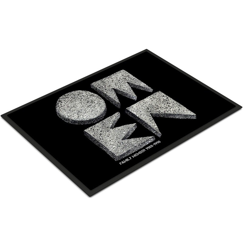 OMEN Frankfurt Fußmatte (Abmessungen 35 x 50 cm) / Design: Quadrat Logo