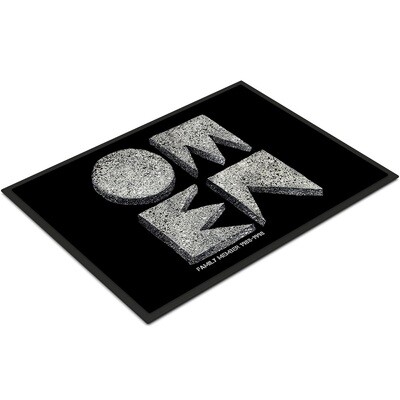 OMEN Frankfurt Fußmatte (Abmessungen 35 x 50 cm) / Design: Quadrat Logo