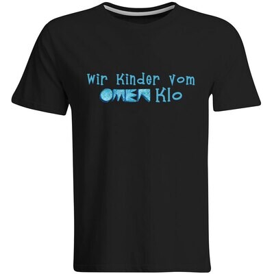 Wir Kinder vom OMEN Klo T-Shirt (Unisex / Rundhals), Druckfarbe Mint