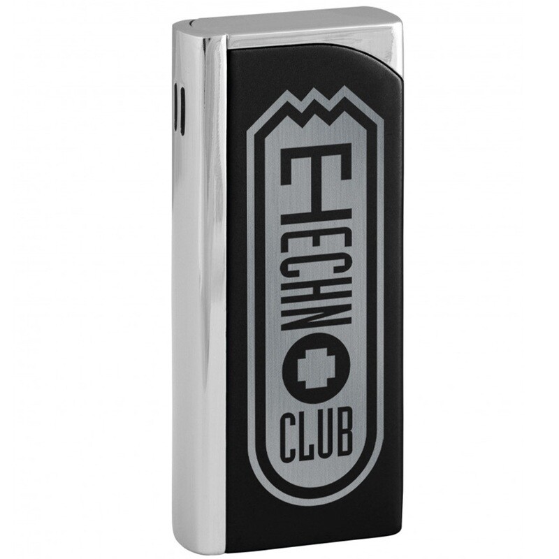 Technoclub Turboflammen-Feuerzeug (lasergraviert)