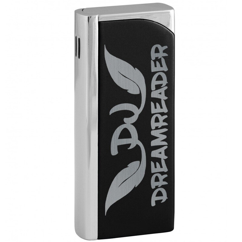 DJ Dreamreader Turboflammen-Feuerzeug (lasergraviert)