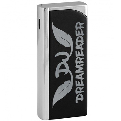 DJ Dreamreader Turboflammen-Feuerzeug (lasergraviert)