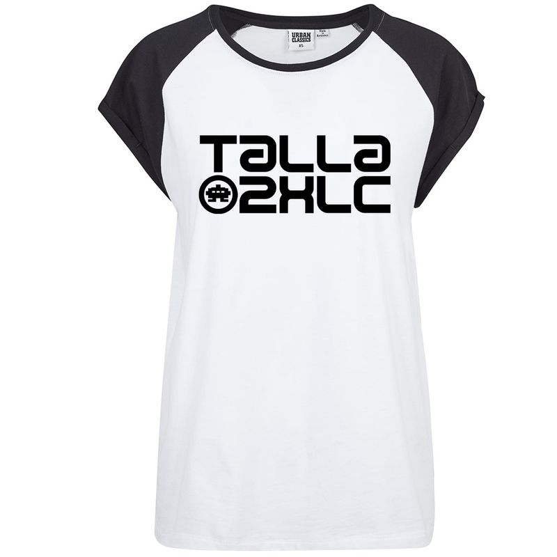 Talla 2XLC Contrast T-Shirt by Urban Classics (Women) [Logo 1]