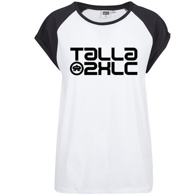 Talla 2XLC Contrast T-Shirt by Urban Classics (Women) [Logo 1]