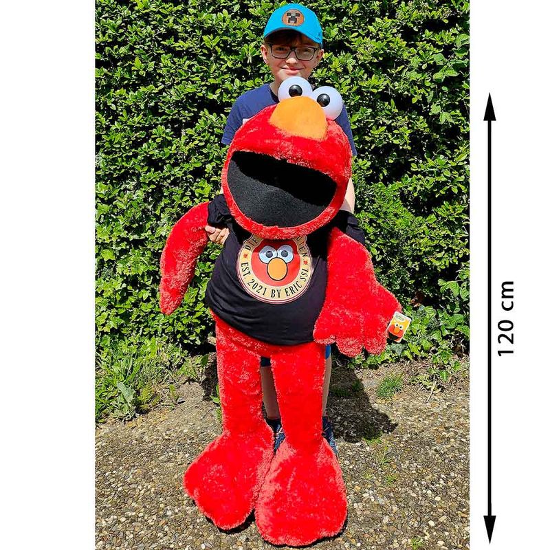 XXXL-Plüschfigur mit Eric SSL T-Shirt (120 cm hoch)