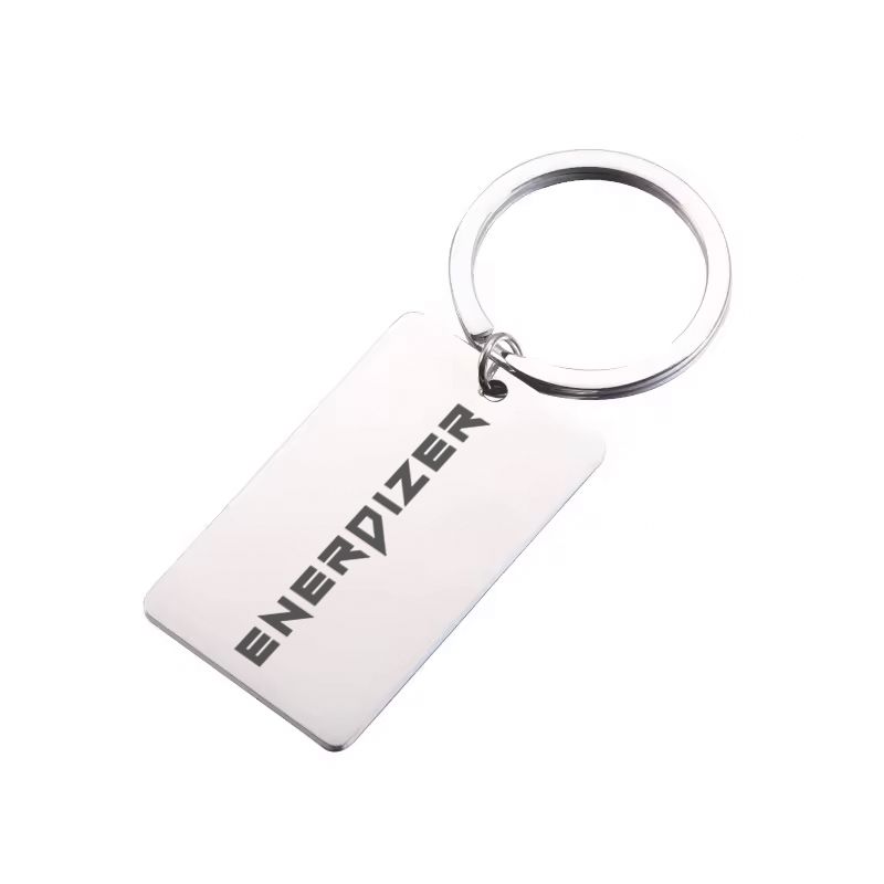 Lasergravierter Enerdizer Schlüsselanhänger (Stainless Steel)