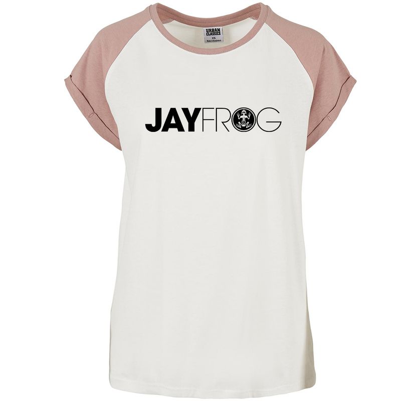 Jay Frog Contrast T-Shirt by Urban Classics (Women) Jay Frog Contrast T-Shirt by Urban Classics (Women)
