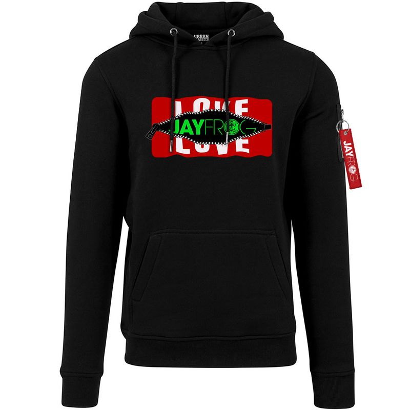 "Behind the Zip: Jay Frog" Superb-Hoodie by Urban Classics (Unisex)