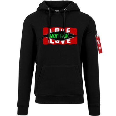 "Behind the Zip: Jay Frog" Superb-Hoodie by Urban Classics (Unisex)