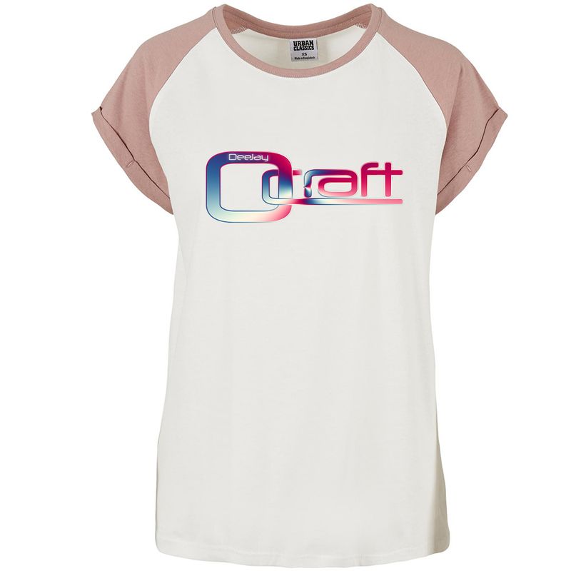 DJ Ocraft Contrast T-Shirt by Urban Classics (Women) DJ Ocraft Contrast T-Shirt by Urban Classics (Women)