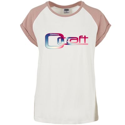 DJ Ocraft Contrast T-Shirt by Urban Classics (Women) DJ Ocraft Contrast T-Shirt by Urban Classics (Women)