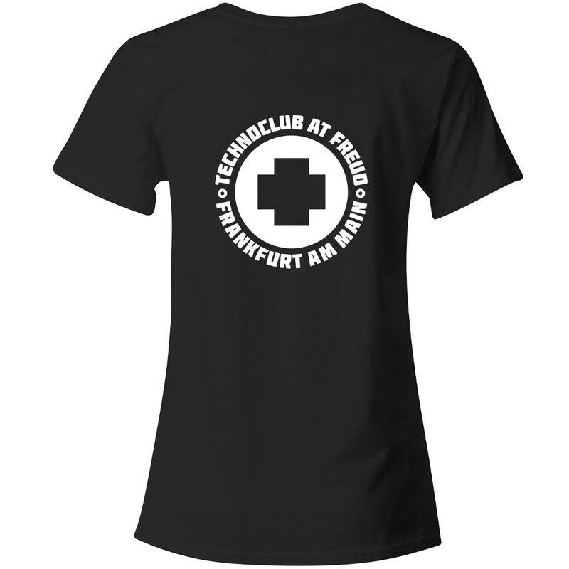 "Technoclub at Freud" T-Shirt doppelseitig bedruckt (Women)