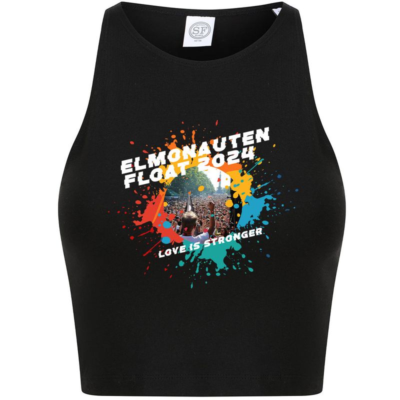 "Elmonauten Float 2024" by Eric SSL Women´s Cropped Top (bauchfreier Top)