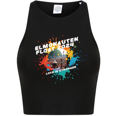 "Elmonauten Float 2024" by Eric SSL Women´s Cropped Top (bauchfreier Top)
