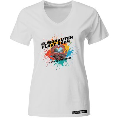 "Elmonauten Float 2024" by Eric SSL T-Shirt Weiß (Women)