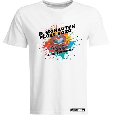"Elmonauten Float 2024" T-Shirt by Eric SSL Weiß (Men)