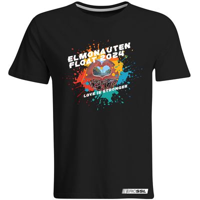 "Elmonauten Float 2024" T-Shirt by Eric SSL Schwarz (Men)