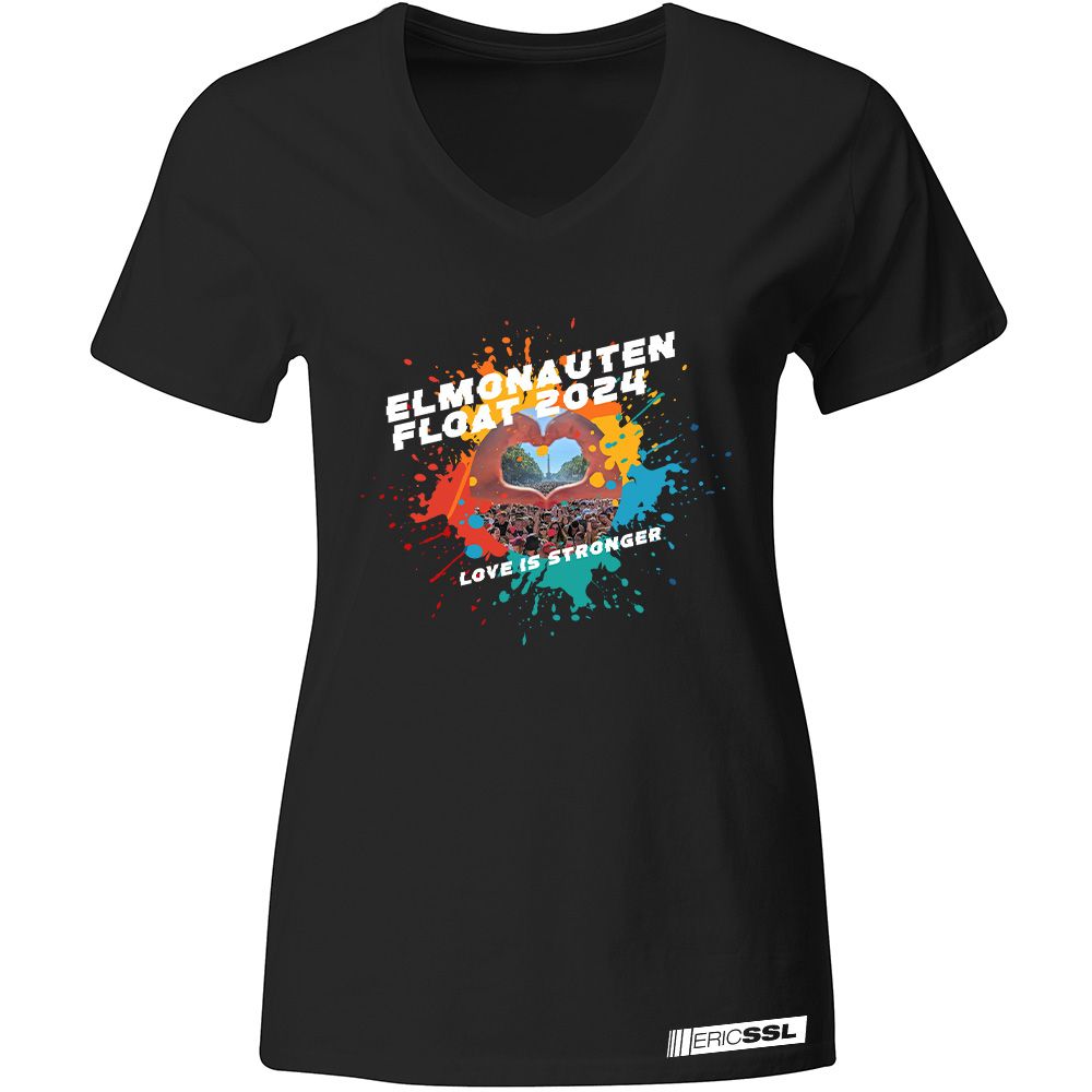"Elmonauten Float 2024" by Eric SSL T-Shirt Schwarz (Women)