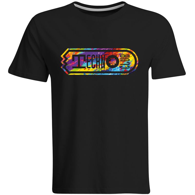 Technoclub Technoclub "Colorful Explosion" T-Shirt (Men)