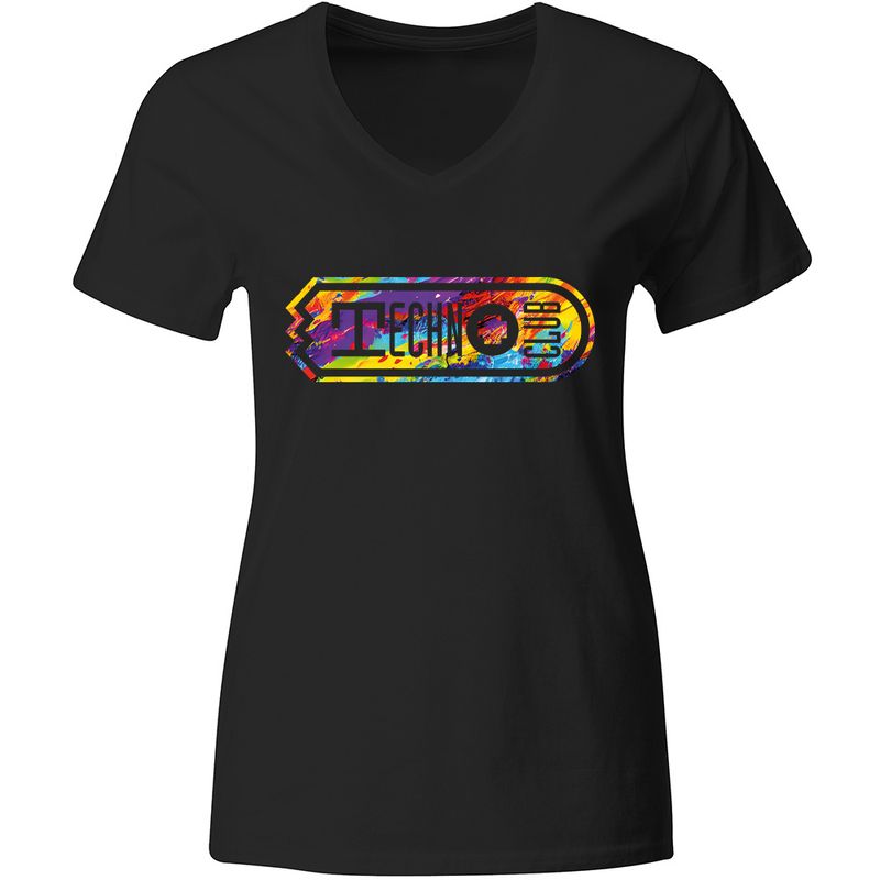 Technoclub T-Shirt "Colorful Explosion" (Women)