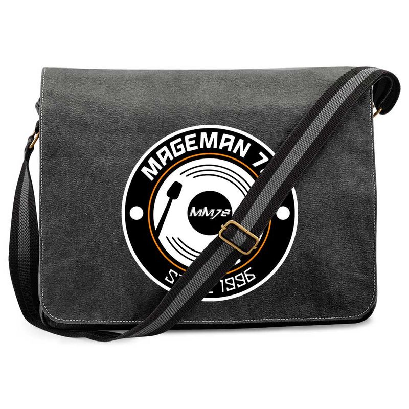 MageMan78 Vintage Messenger Bag, Color: Black