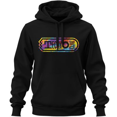 Technoclub "Colorful Explosion" Premium-Hoodie | Frontprint (Unisex)