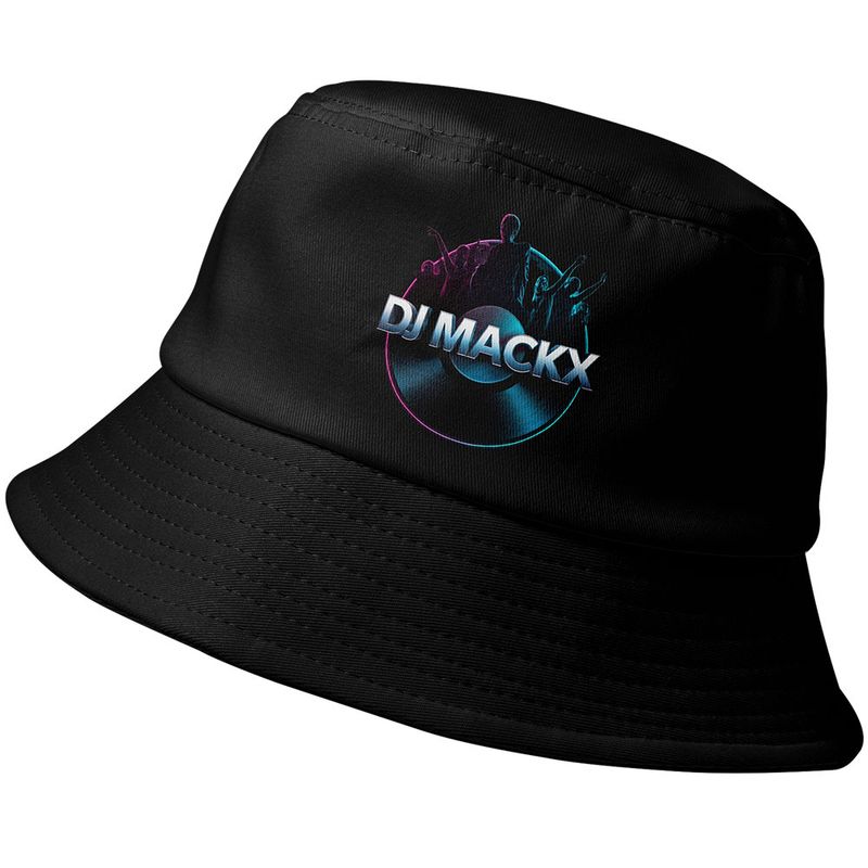 DJ Mackx Bucket Hat | Round-Logo DJ Mackx Bucket Hat | Round-Logo