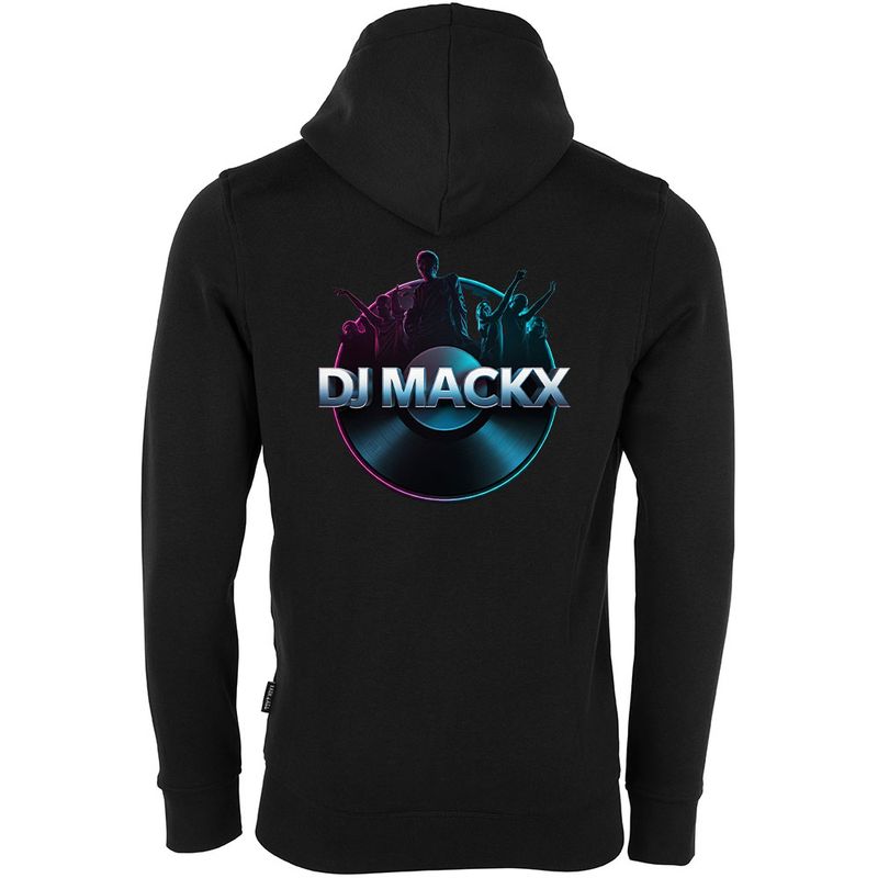 DJ Mackx Luxury Zip-Hoodie | Round-Logo (Unisex)