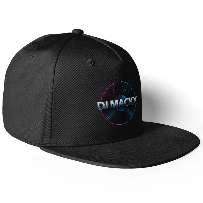 DJ Mackx Snapback (Unisex) | Round-Logo
