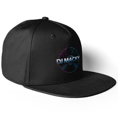 DJ Mackx Snapback (Unisex) | Round-Logo