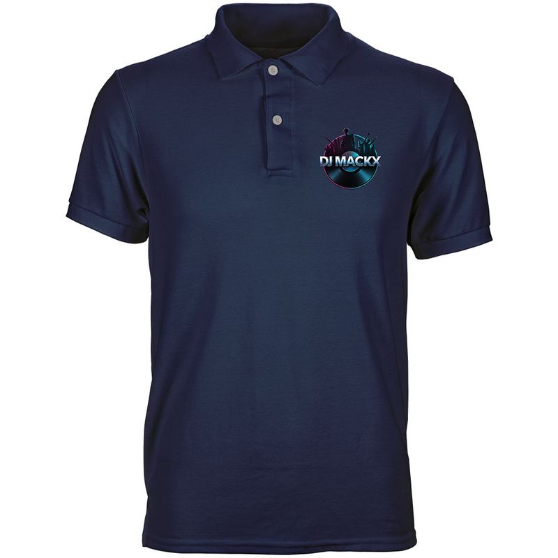 DJ Mackx Polo Shirt | Round-Logo (Men)