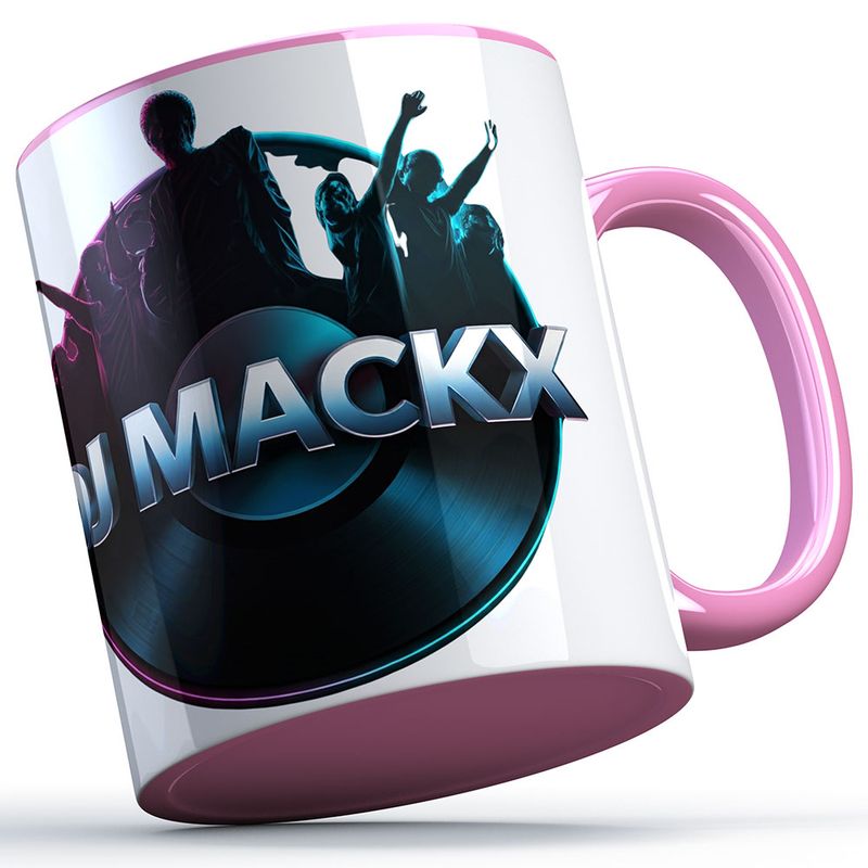 DJ Mackx Tasse | Round-Logo