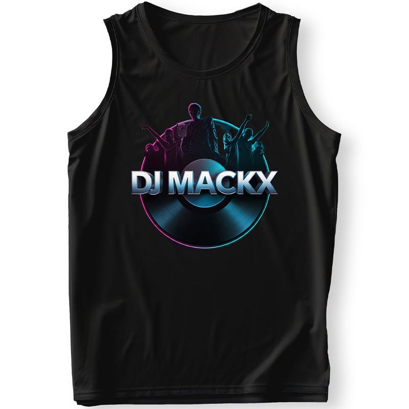 DJ Mackx Tanktop | Round-Logo (Men) DJ Mackx Tanktop | Round-Logo (Men)