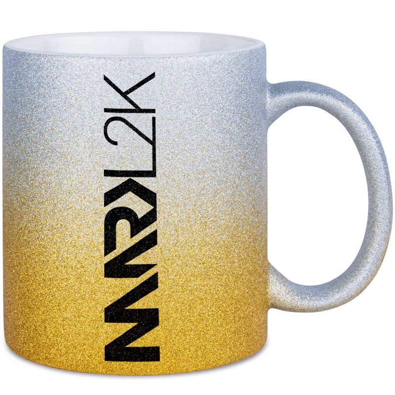 Mark L2K Luxury Glitzertasse mit Farbverlauf (erhältlich in fünf funkelnden Varianten)