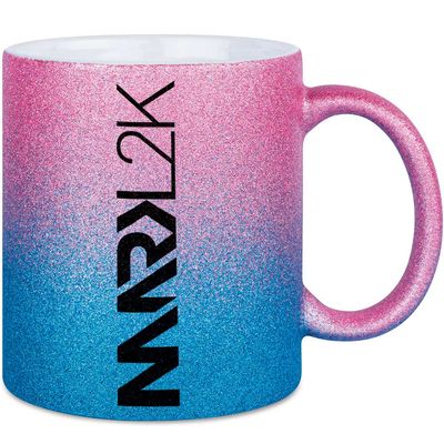 Mark L2K Luxury Glitzertasse mit Farbverlauf (erhältlich in fünf funkelnden Varianten)